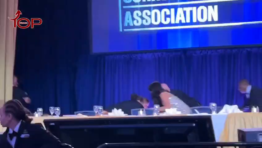 Further footage from the moments of Trump's evacuation